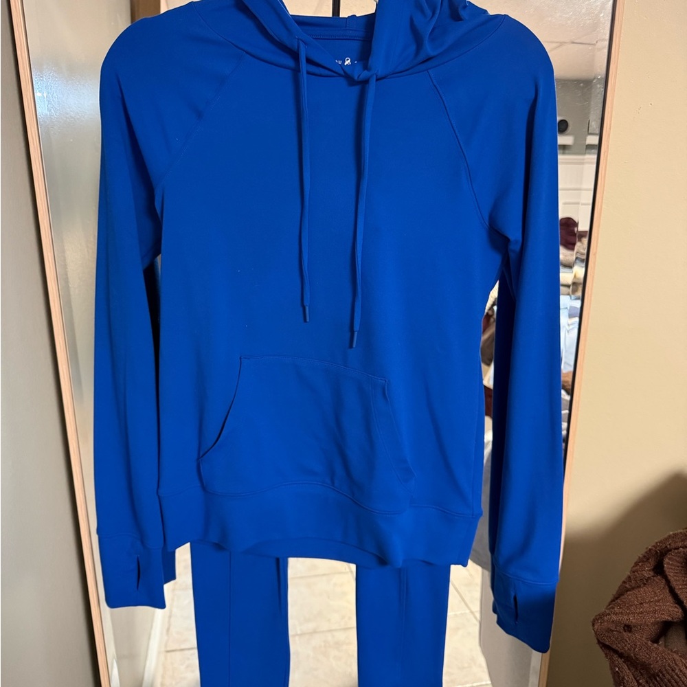 Lou & Grey Blue Hoodie and Pants Set